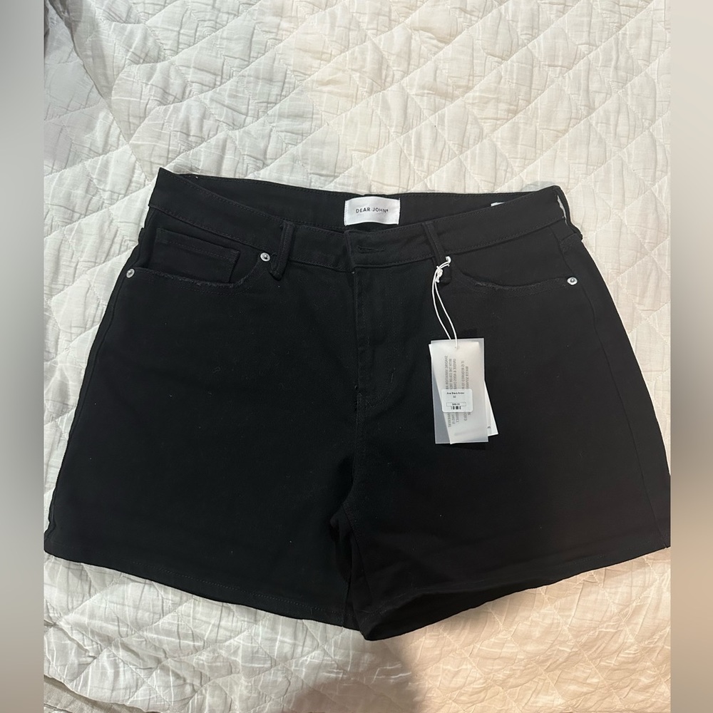 Dear john black jean shorts NWT size 32